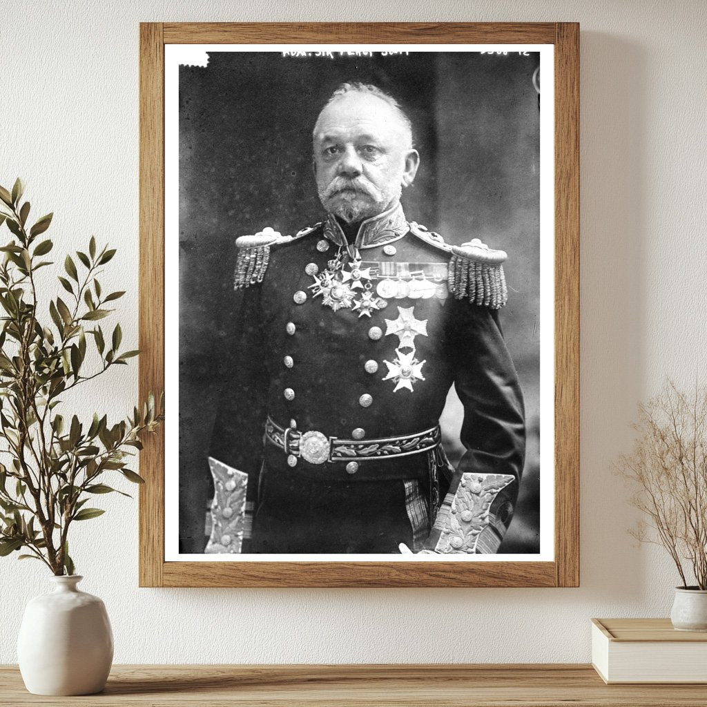Historic Adm. Sir Percy Scott Print, Vintage Art