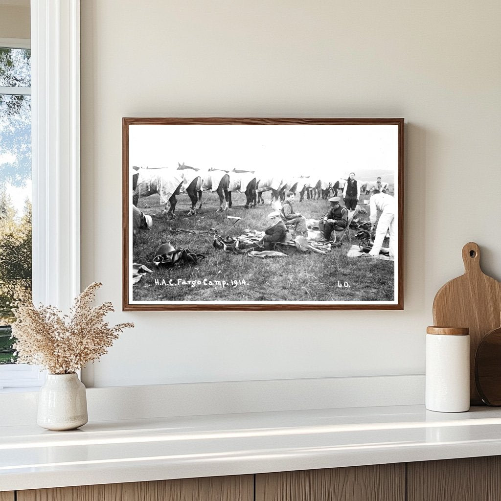 1914 Military Recruits at Historic Aldershot Camp