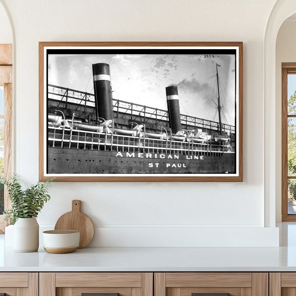 Majestic ST. PAUL Steamship: 1910s Transatlantic Marvel