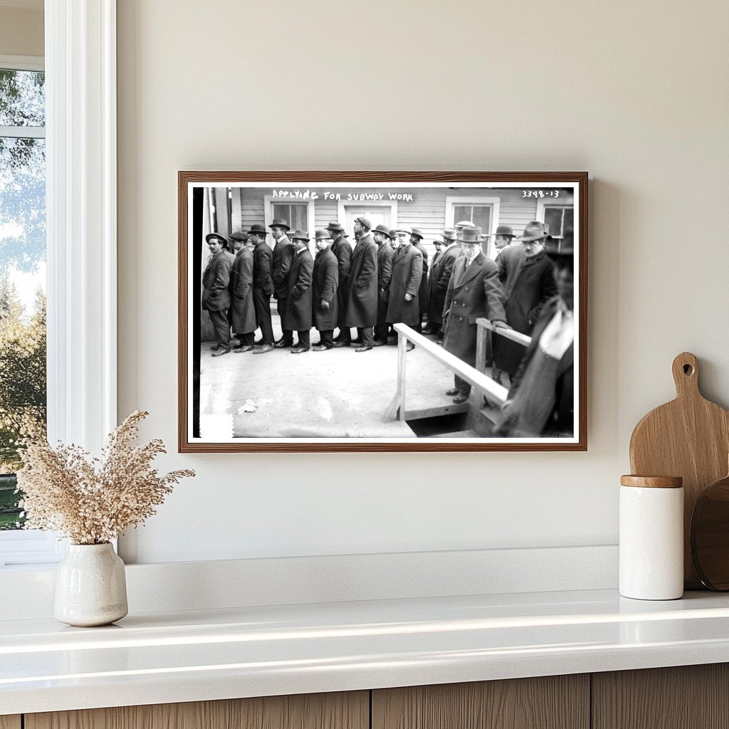 1910s Job Application in Expanding Subway Industry