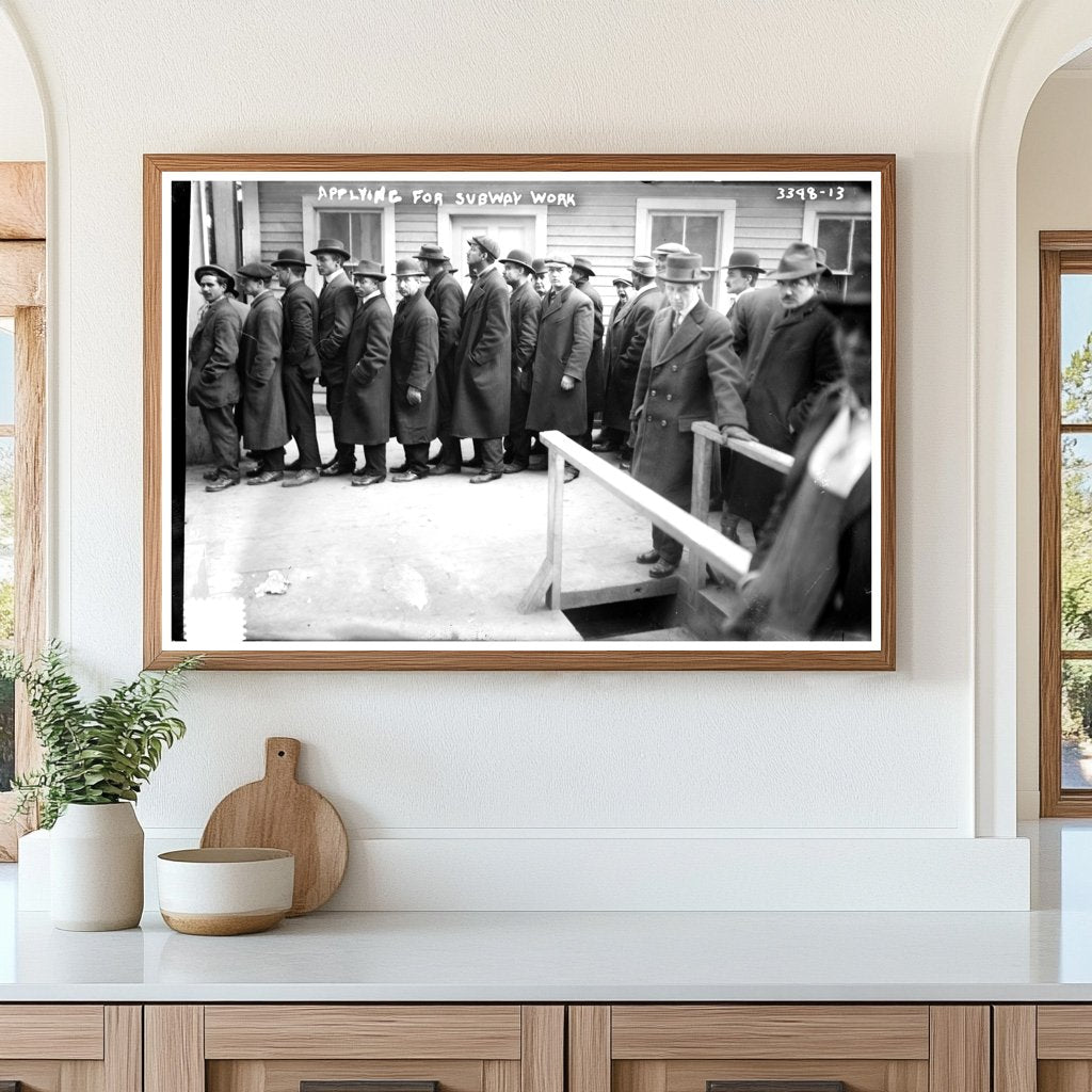 1910s Job Application in Expanding Subway Industry