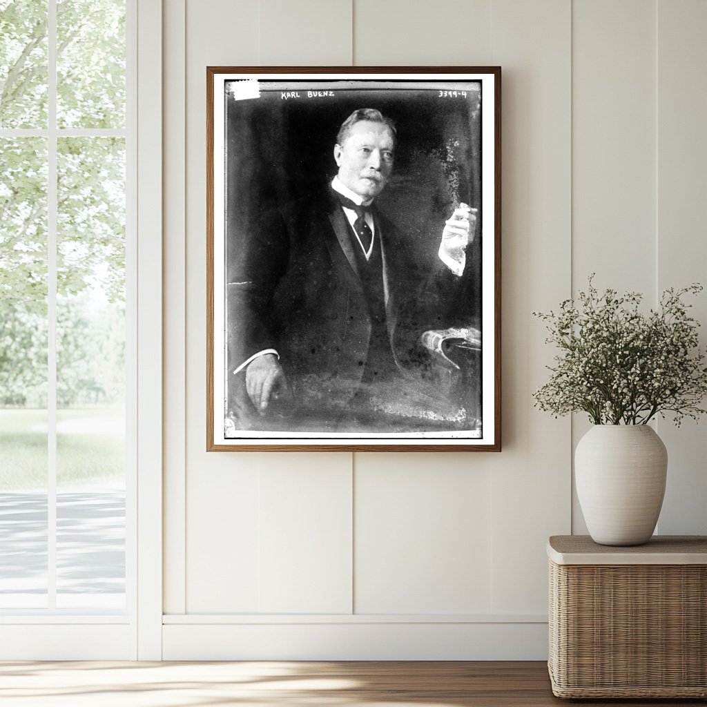 Historic Karl Buenz Print, Vintage Art