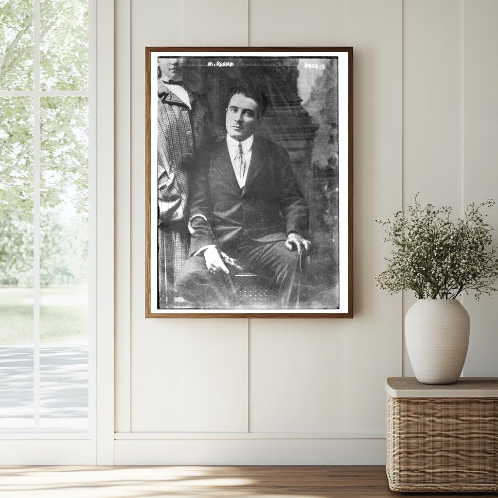 Historic M. Renaud Print, Vintage Art