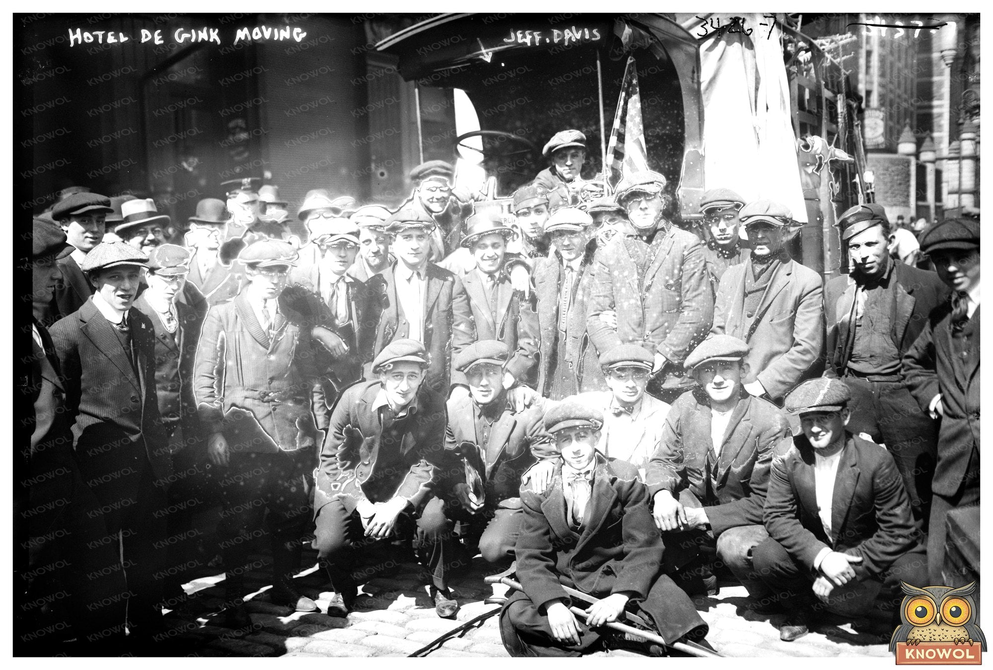 Historic 1915 Relocation of Hotel de Gink, NYC