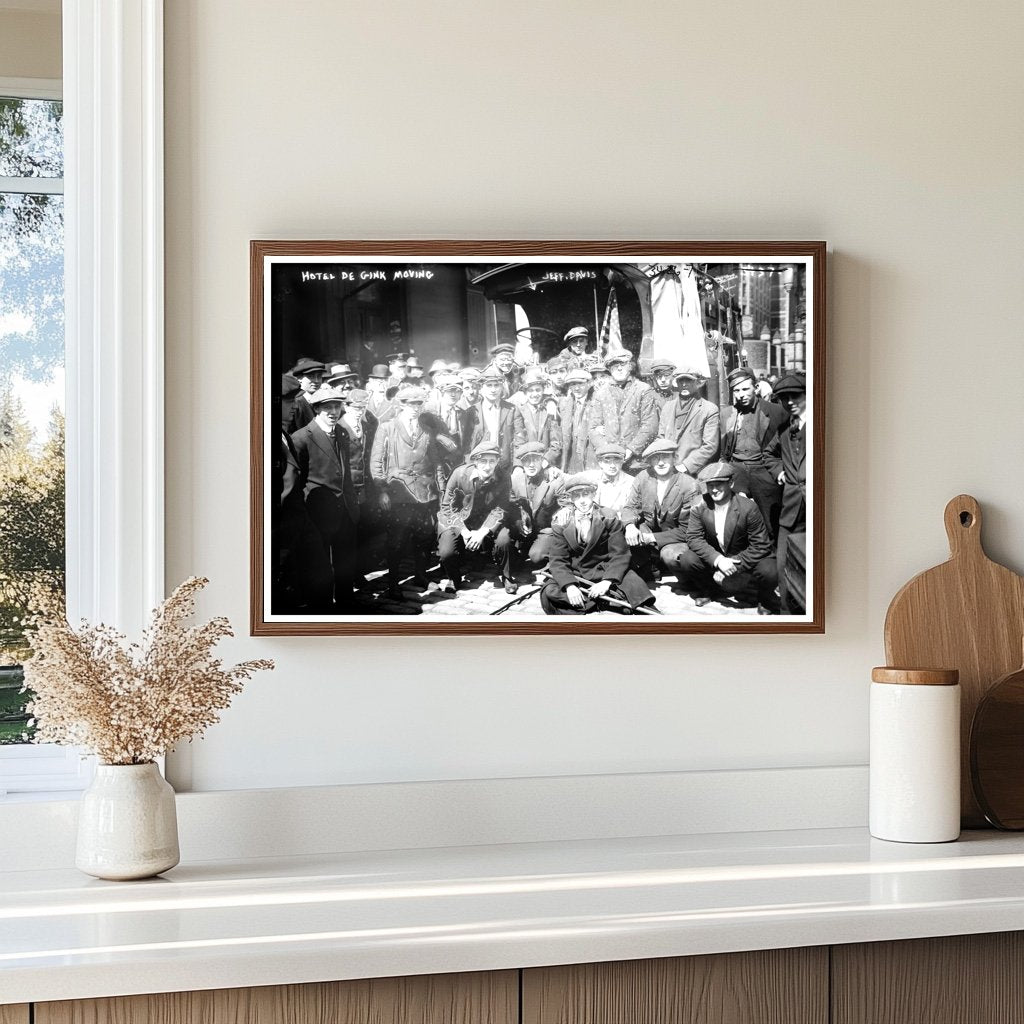 Historic 1915 Relocation of Hotel de Gink, NYC