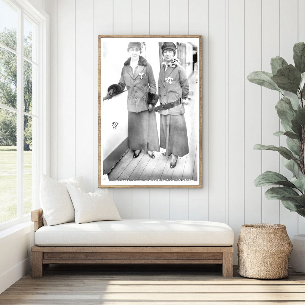 1915 Portrait of Ingeborg Steen Hansen & St. Clair Livingsto