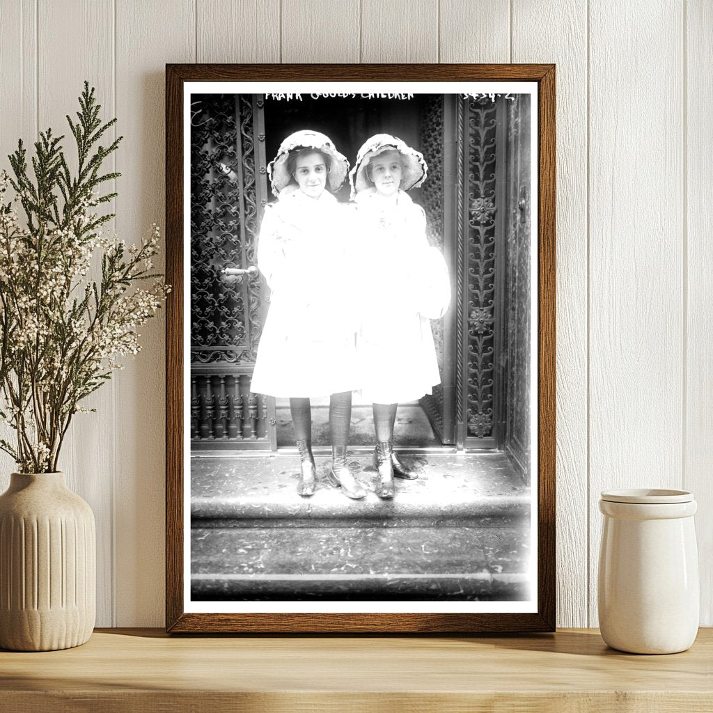Charming Portrait of Frank Goulds Kids, Circa 1910