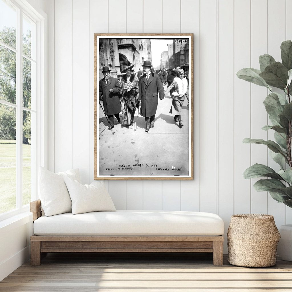 1910s Portrait: Madero Brothers and Wives Together