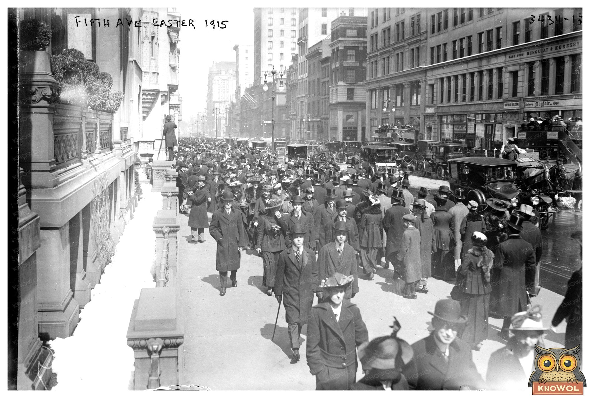 Easter Elegance on Fifth Avenue, 1915