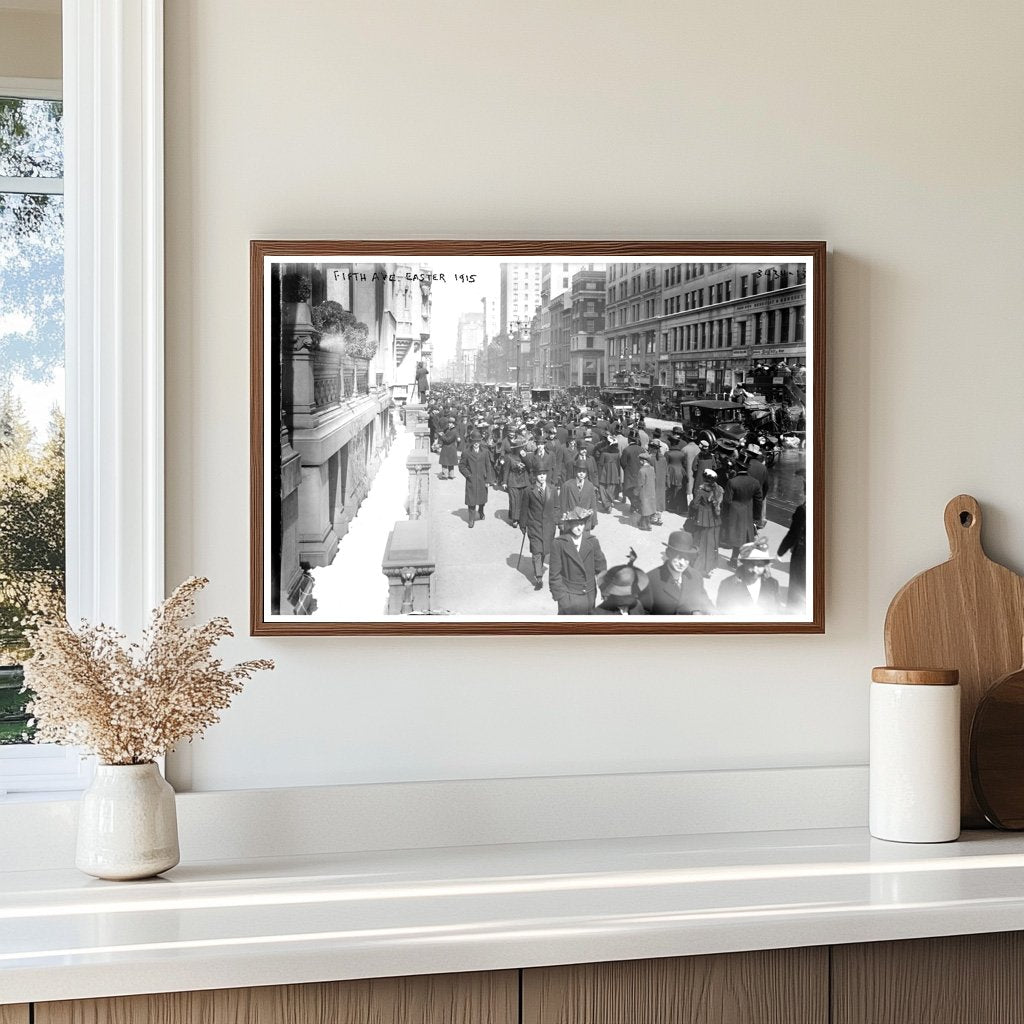 Easter Elegance on Fifth Avenue, 1915