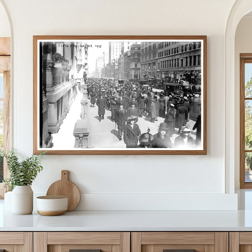 Easter Elegance on Fifth Avenue, 1915