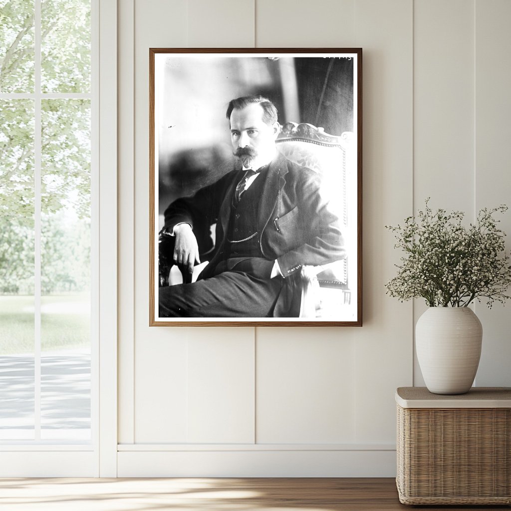 Historic A. Smetona Print, Vintage Art