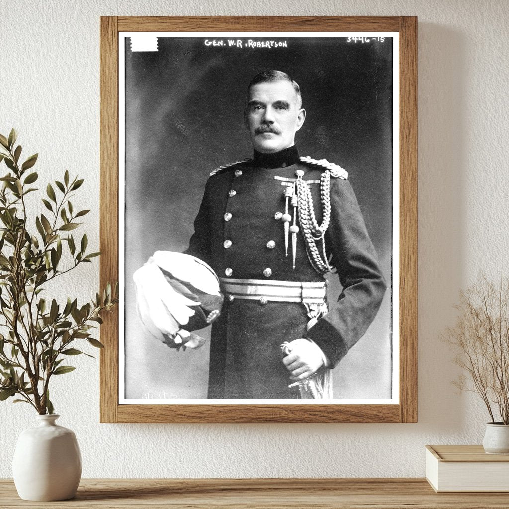 Historic Gen. W.R. Robertson Print, Vintage Art