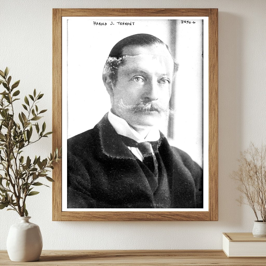 Historic Harold J. Tennant Print, Vintage Art