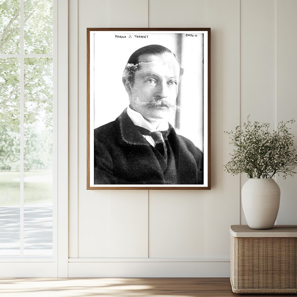 Historic Harold J. Tennant Print, Vintage Art