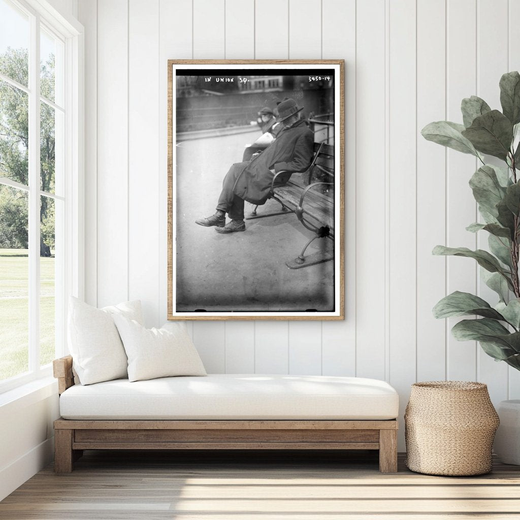 Bustling Union Square Scene, NYC, Circa 1910-15