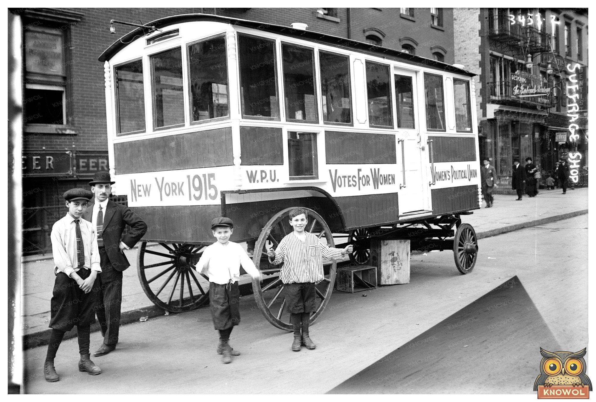 1915 Suffrage Van: A Rally for Womens Voting Rights