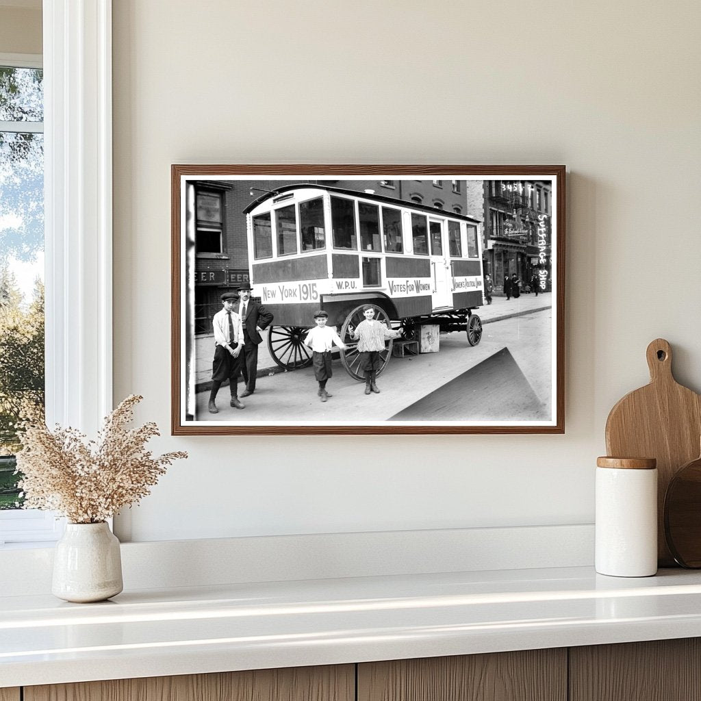 1915 Suffrage Van: A Rally for Womens Voting Rights