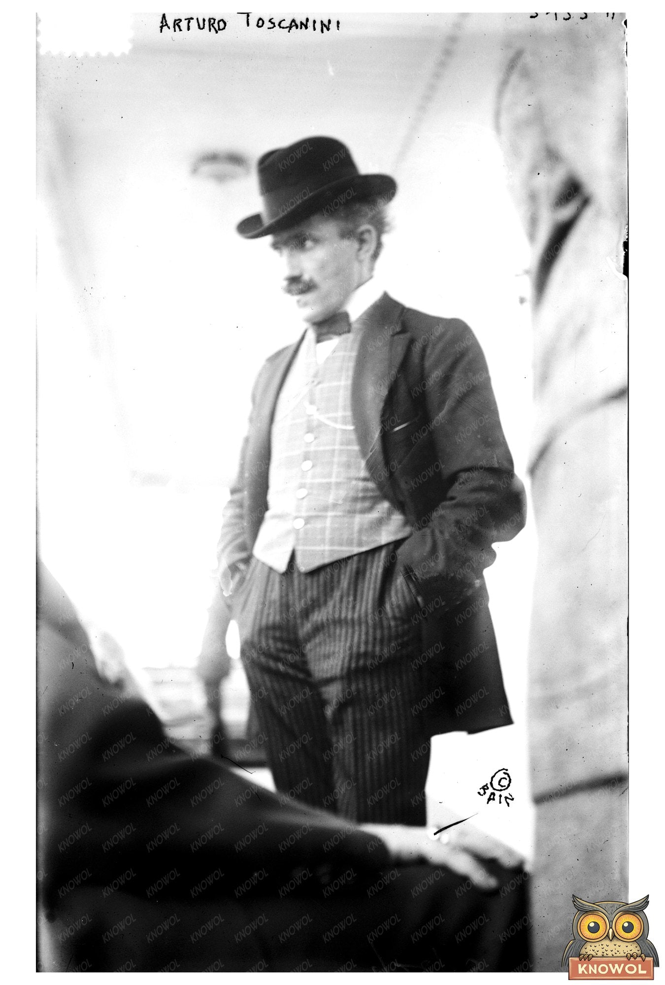 Arturo Toscanini: Iconic Conductor in 1915 Performance