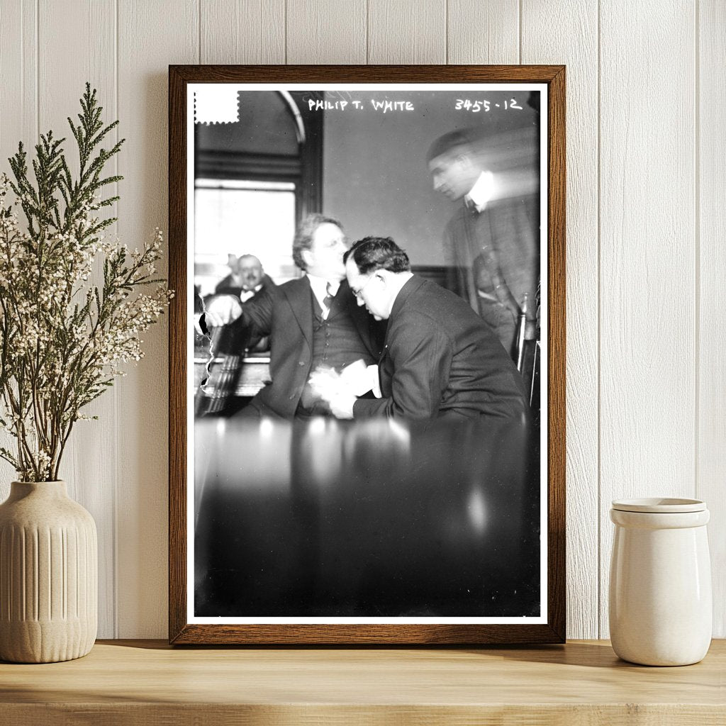 Vintage Portrait of Philip T. White, 1910-1915