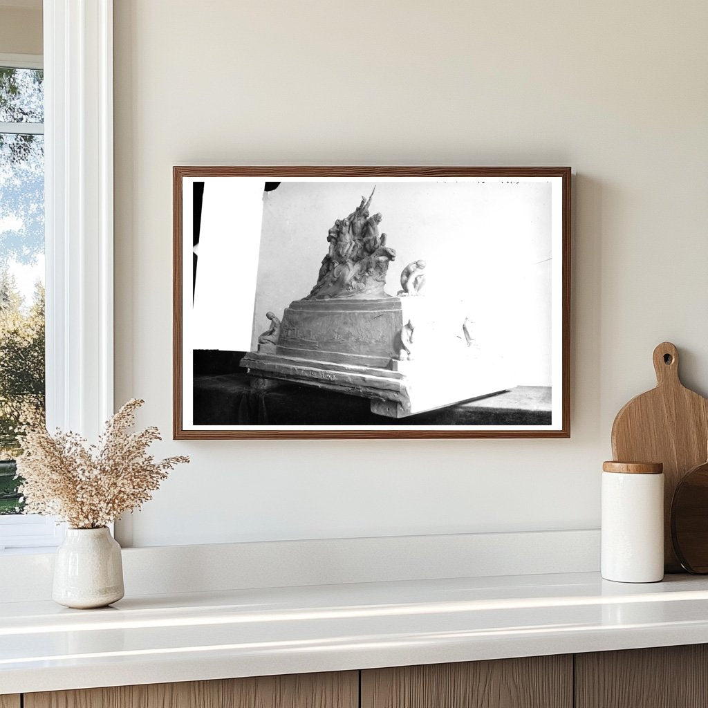 1915 Glass Negative: Captivating WWII Moments