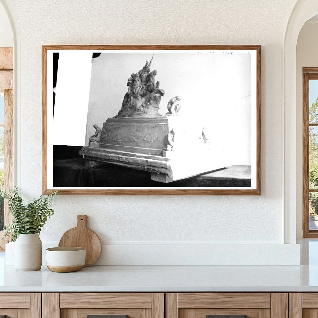 1915 Glass Negative: Captivating WWII Moments