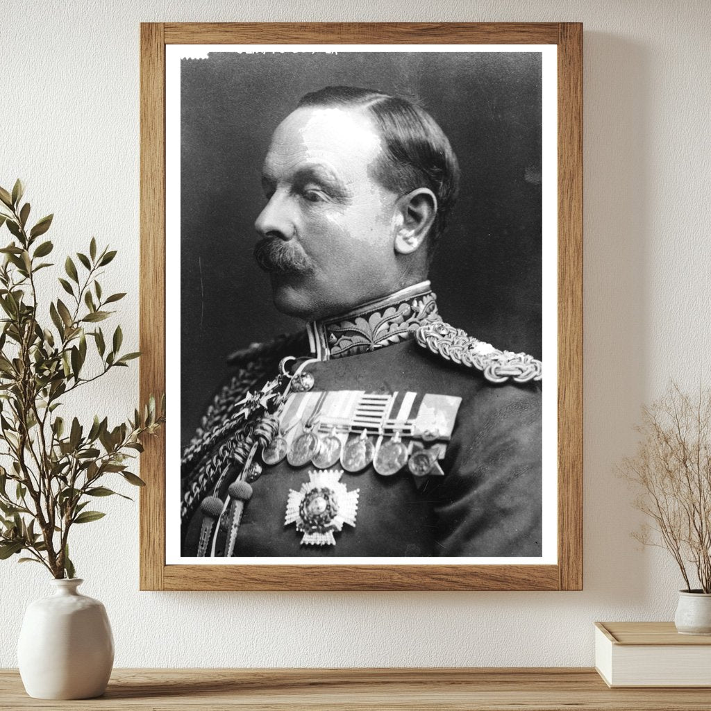 Historic Gen. GH.C. Sclater Print, Vintage Art