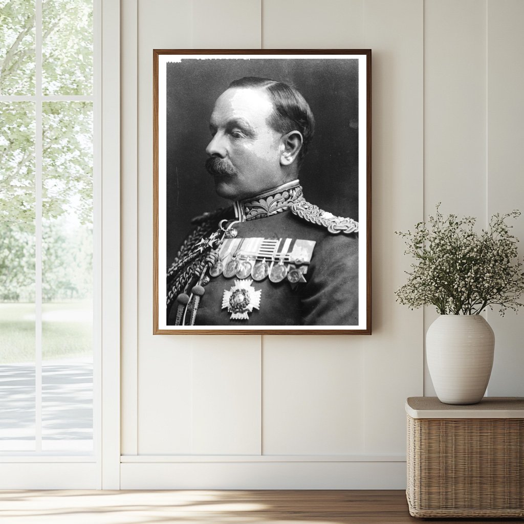 Historic Gen. GH.C. Sclater Print, Vintage Art