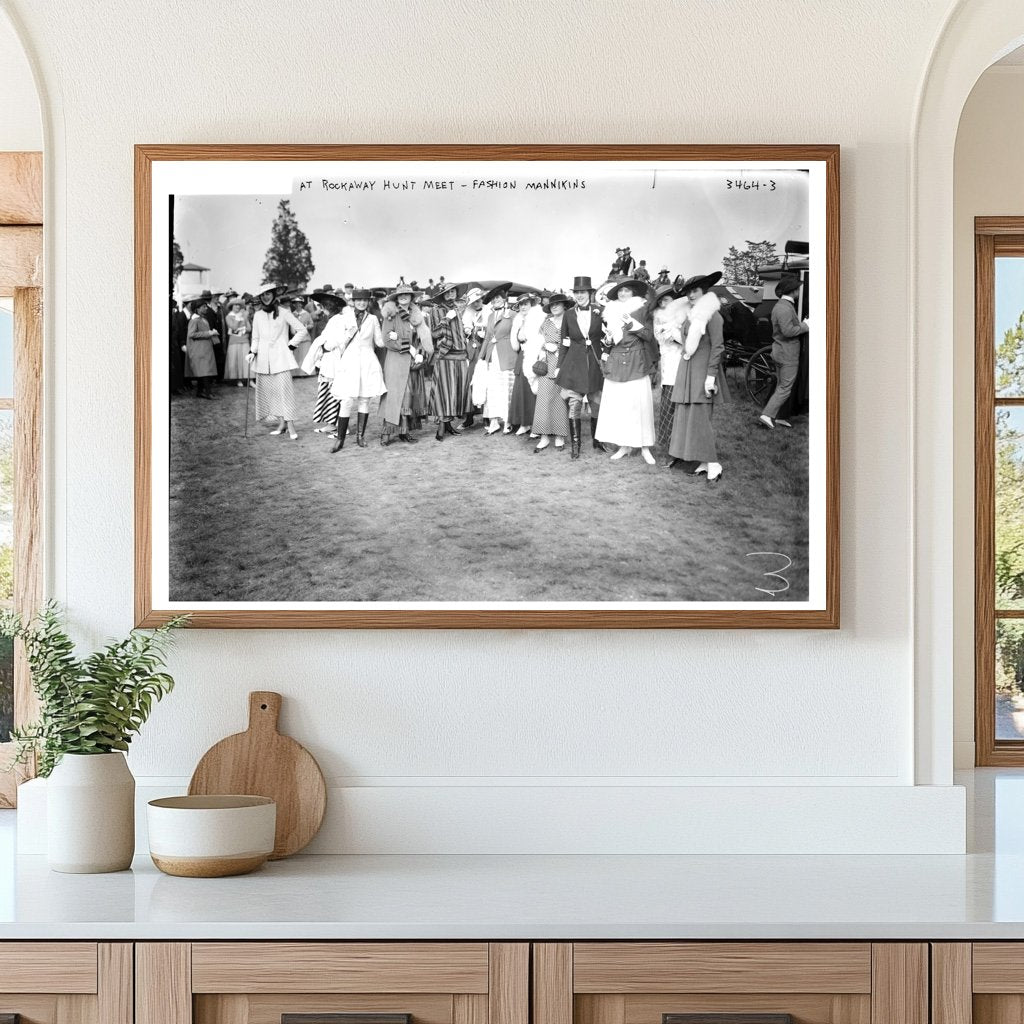 Elegant Fashion Mannequins at Rockaway Hunt Meet