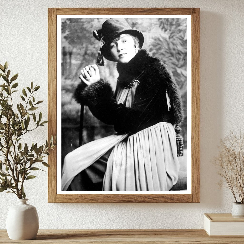 Historic Mrs. Vernon Castle Print, Vintage Art
