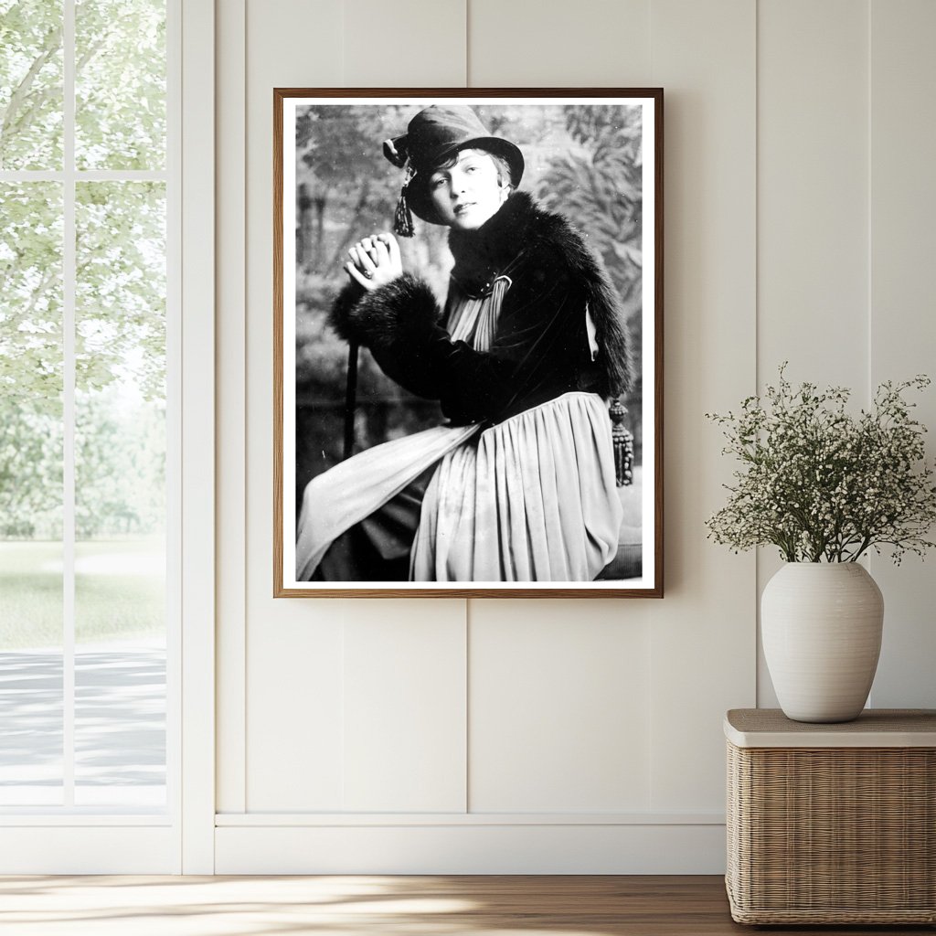 Historic Mrs. Vernon Castle Print, Vintage Art