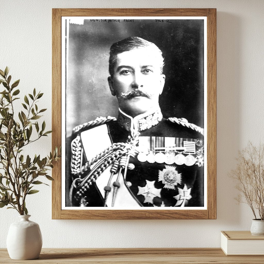 Historic Gen. Sir Arthur Paget Print, Vintage Art