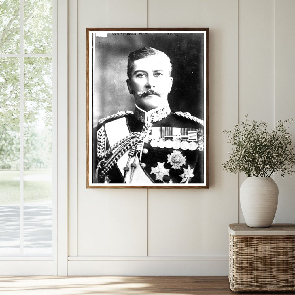 Historic Gen. Sir Arthur Paget Print, Vintage Art