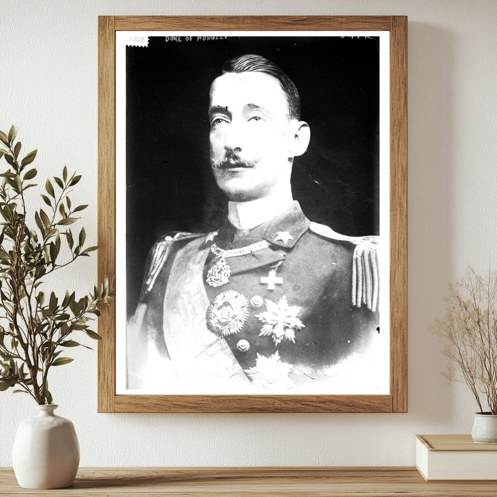 Historic Duke of Abruzzi Print, Vintage Art