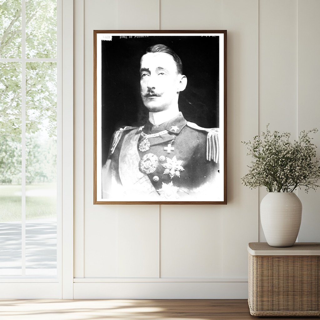 Historic Duke of Abruzzi Print, Vintage Art
