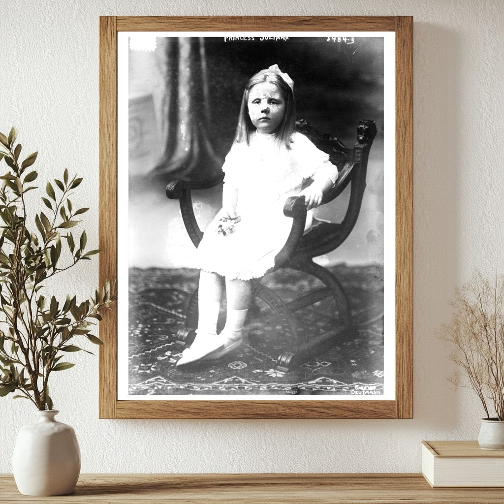 Historic Princess Juliana Print, Vintage Art