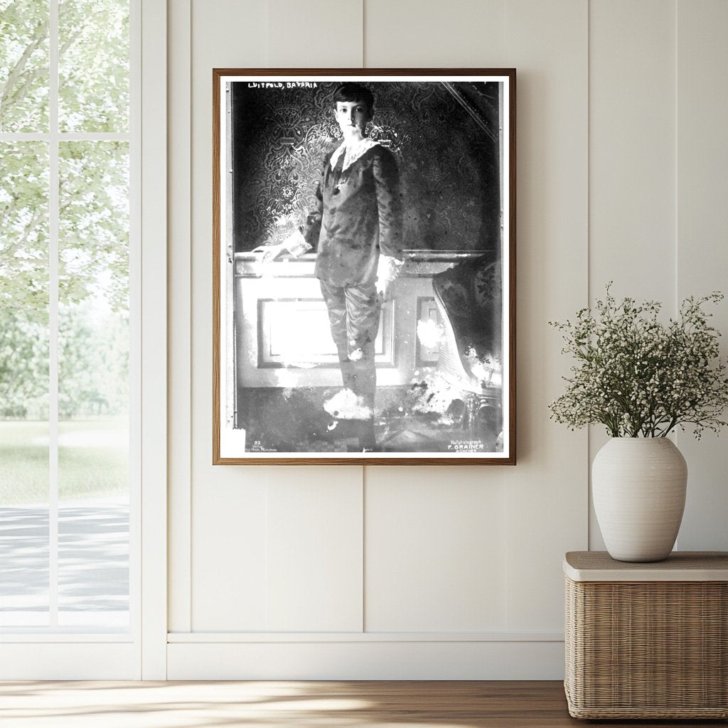 Historic Crown Prince Luitpold, Bavaria Print, Vintage Art