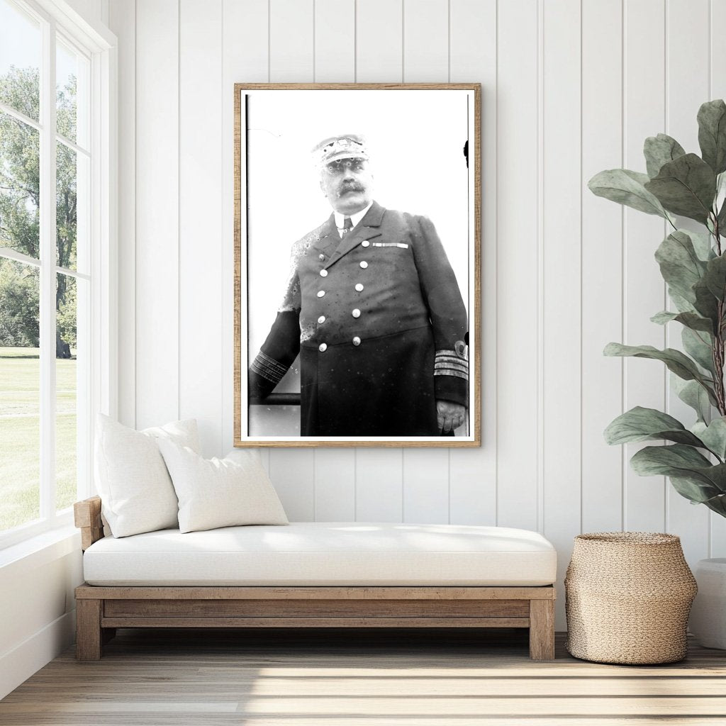 Historic Portrait of Capt. W.J. Roberts, NY Circa 1910