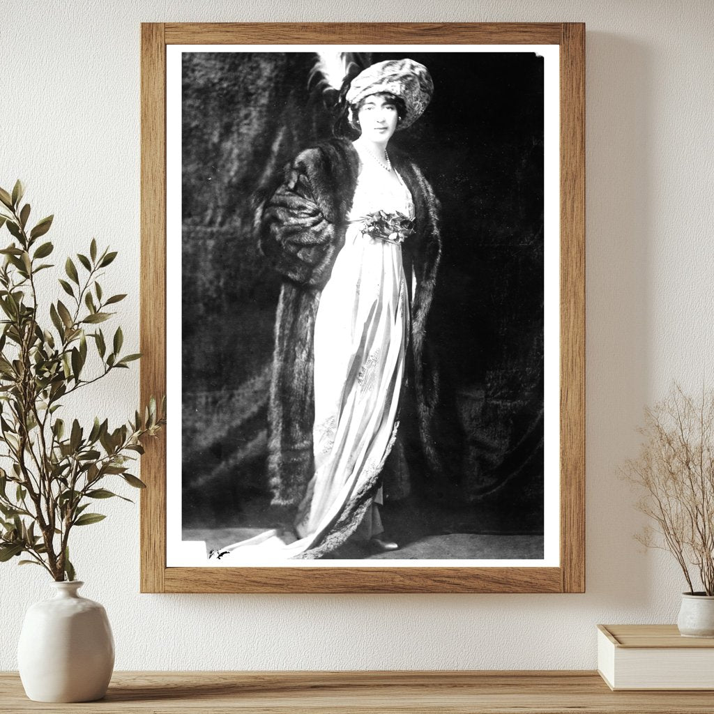 Historic Mrs. E.B. McLean Print, Vintage Art