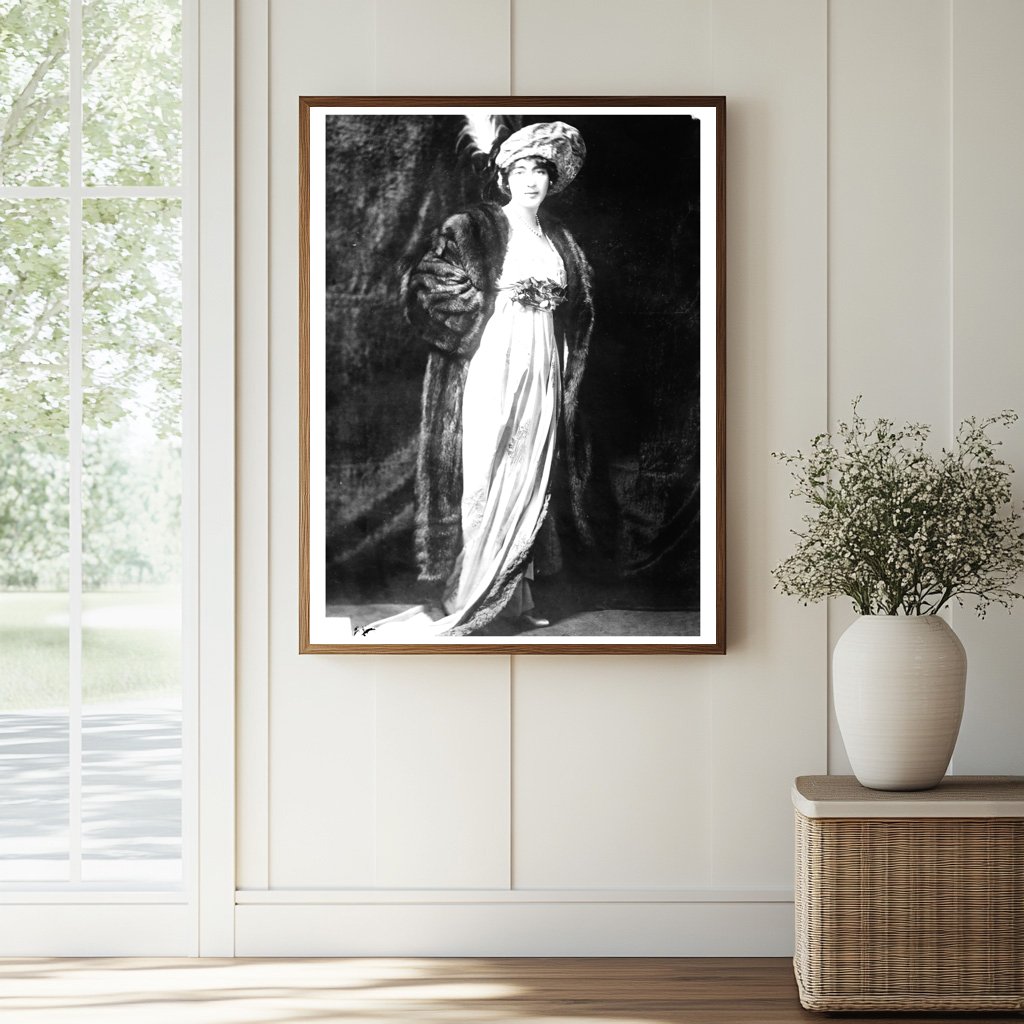 Historic Mrs. E.B. McLean Print, Vintage Art