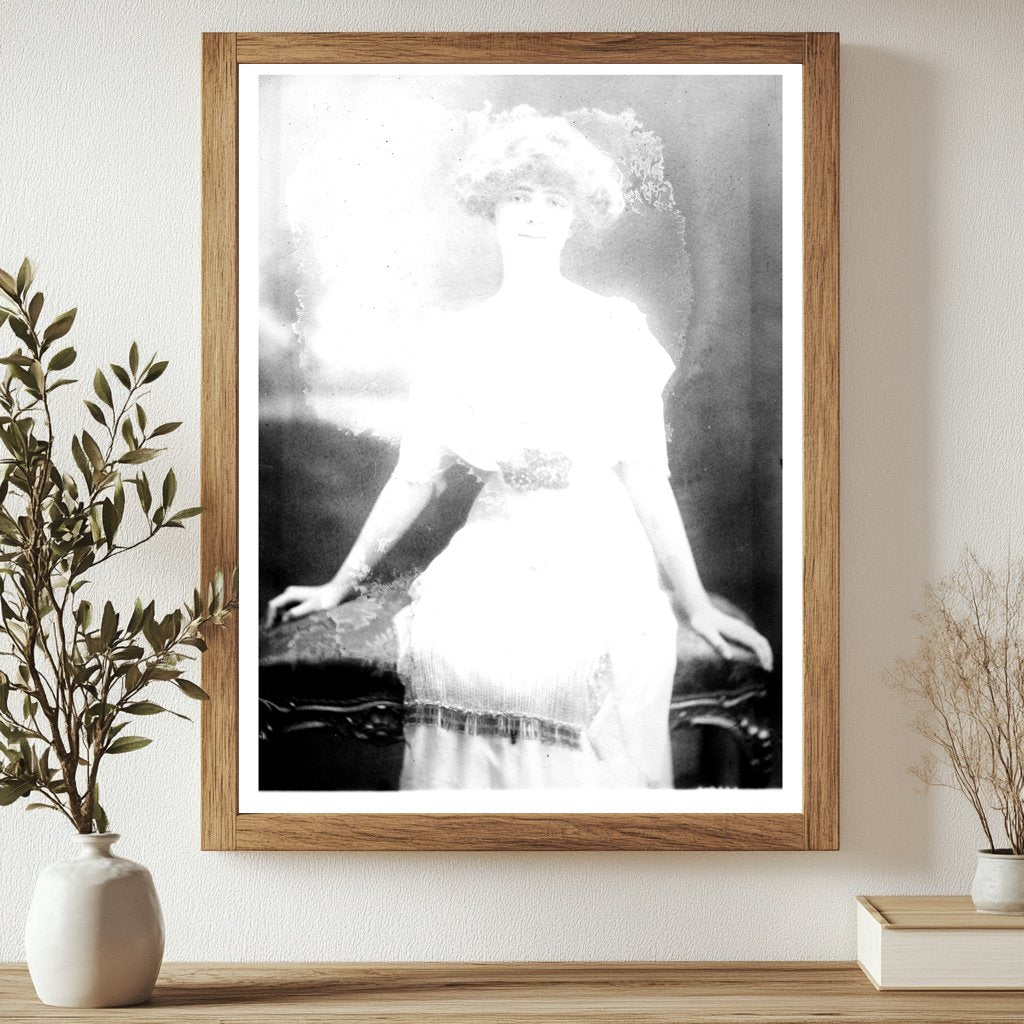 Historic (Katherine Sands) Mrs. J.M.P. Thatcher Print, Vintage Art