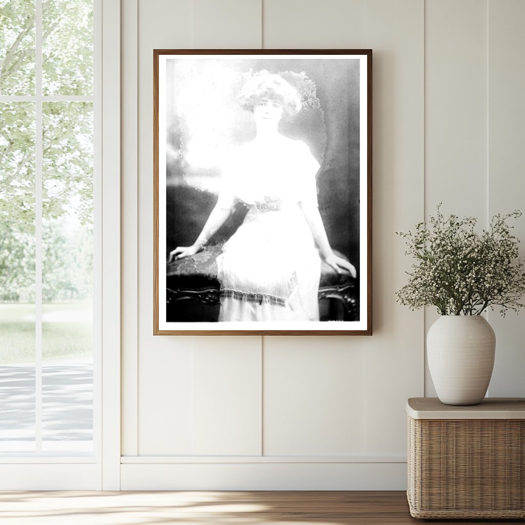 Historic (Katherine Sands) Mrs. J.M.P. Thatcher Print, Vintage Art