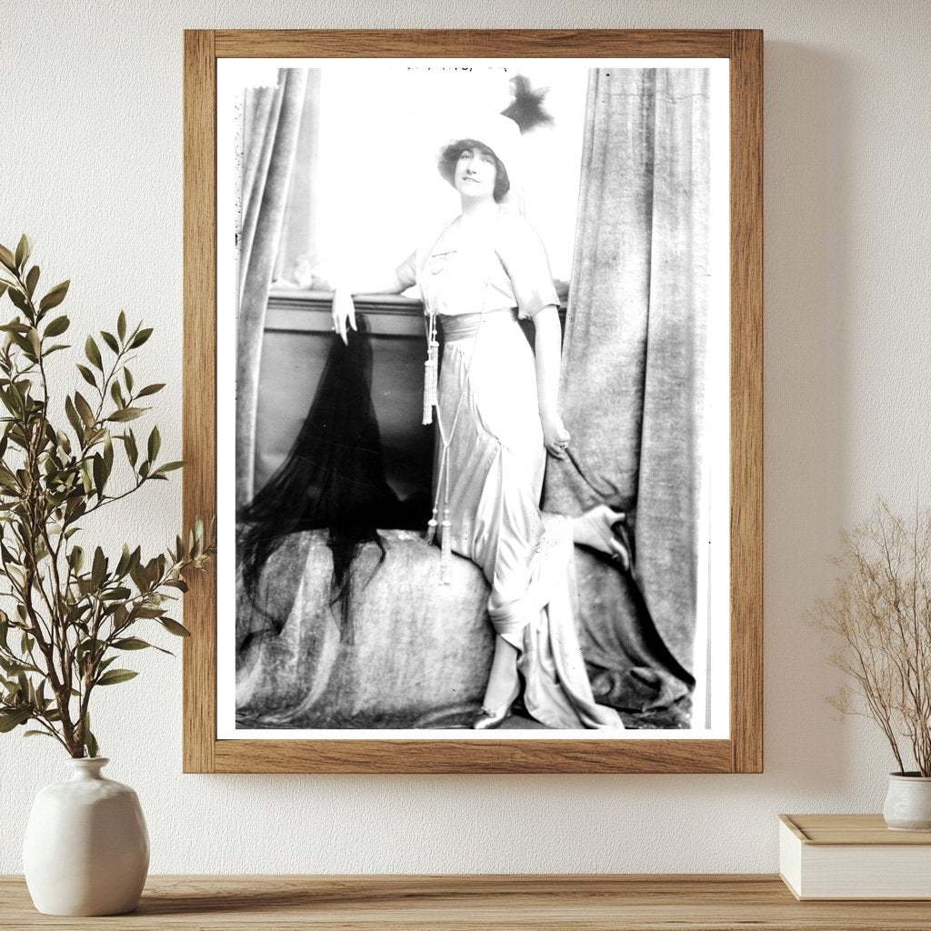 Historic Mrs. J.C. Parish Jr. Print, Vintage Art