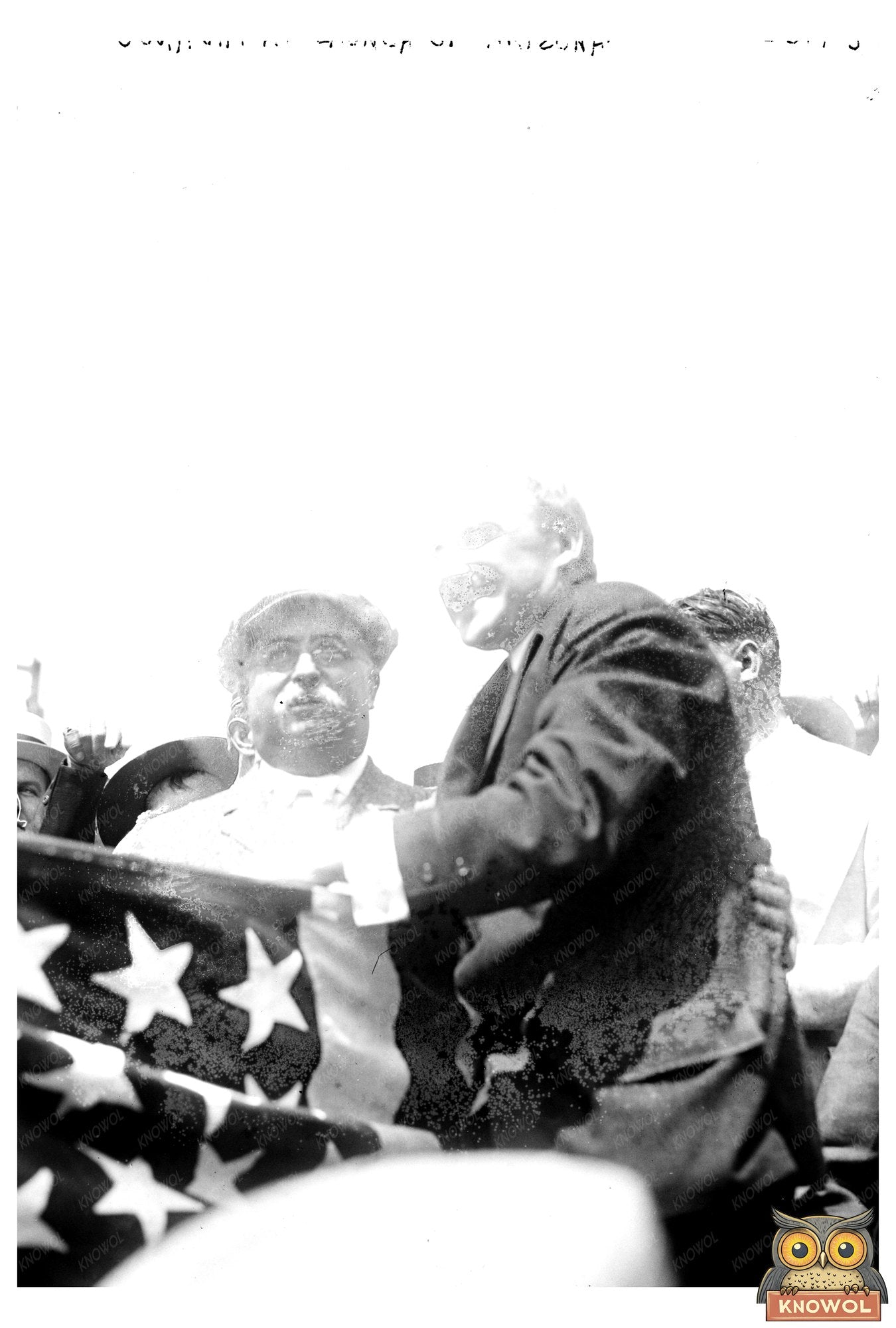 Governor Hunt at USS Arizona Battleship Launch, 1910s