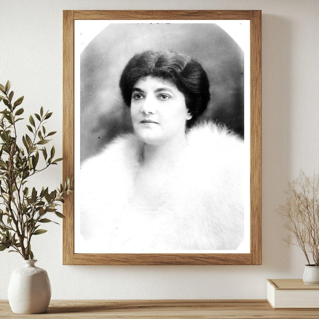 Historic Mrs. Cyril Dugmore Print, Vintage Art