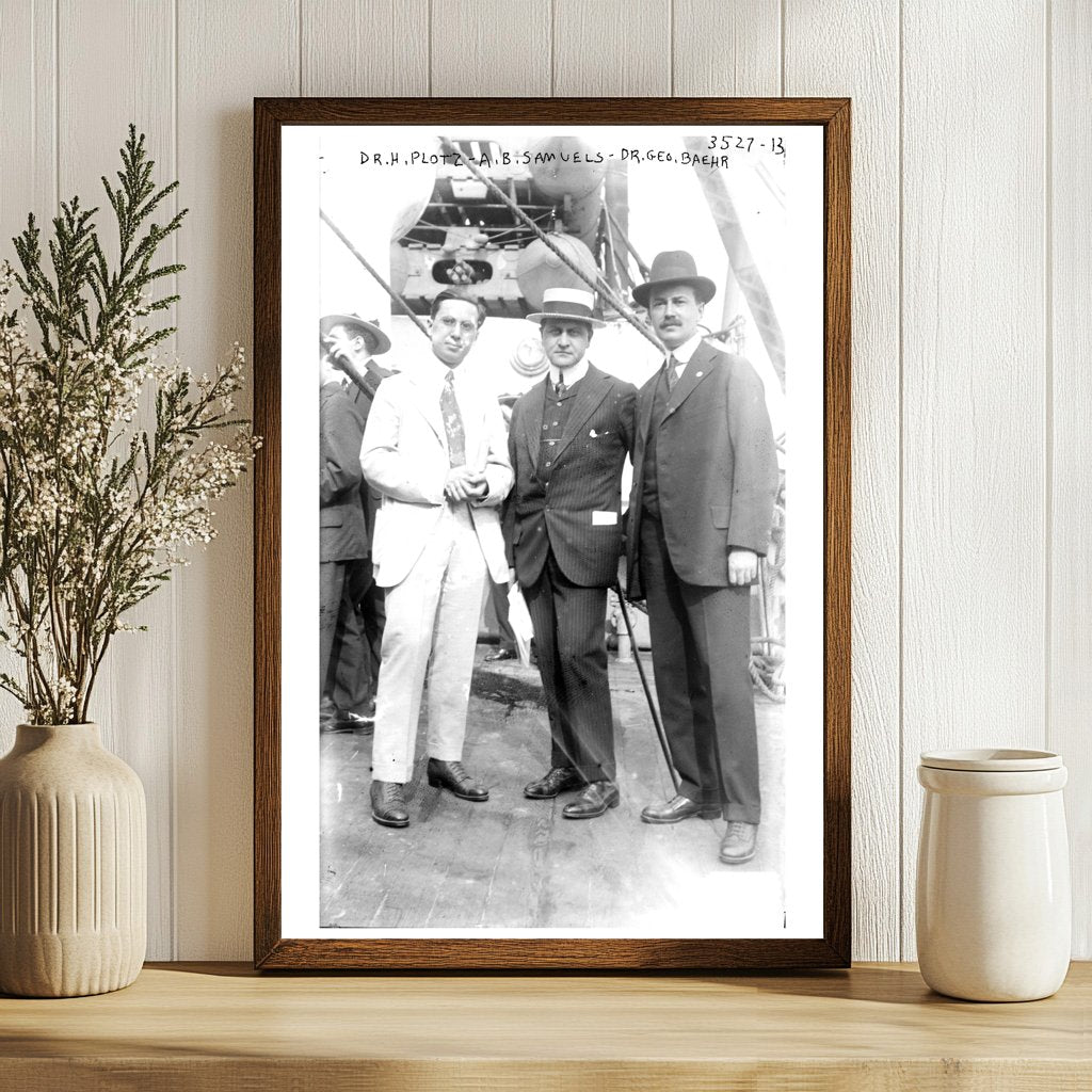 1915 Portrait of Influential Figures in Medicine