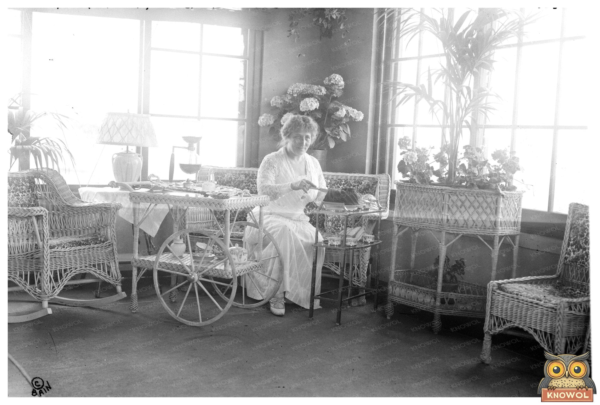 Elegant Madame Gadski in Bay Shore, 1915