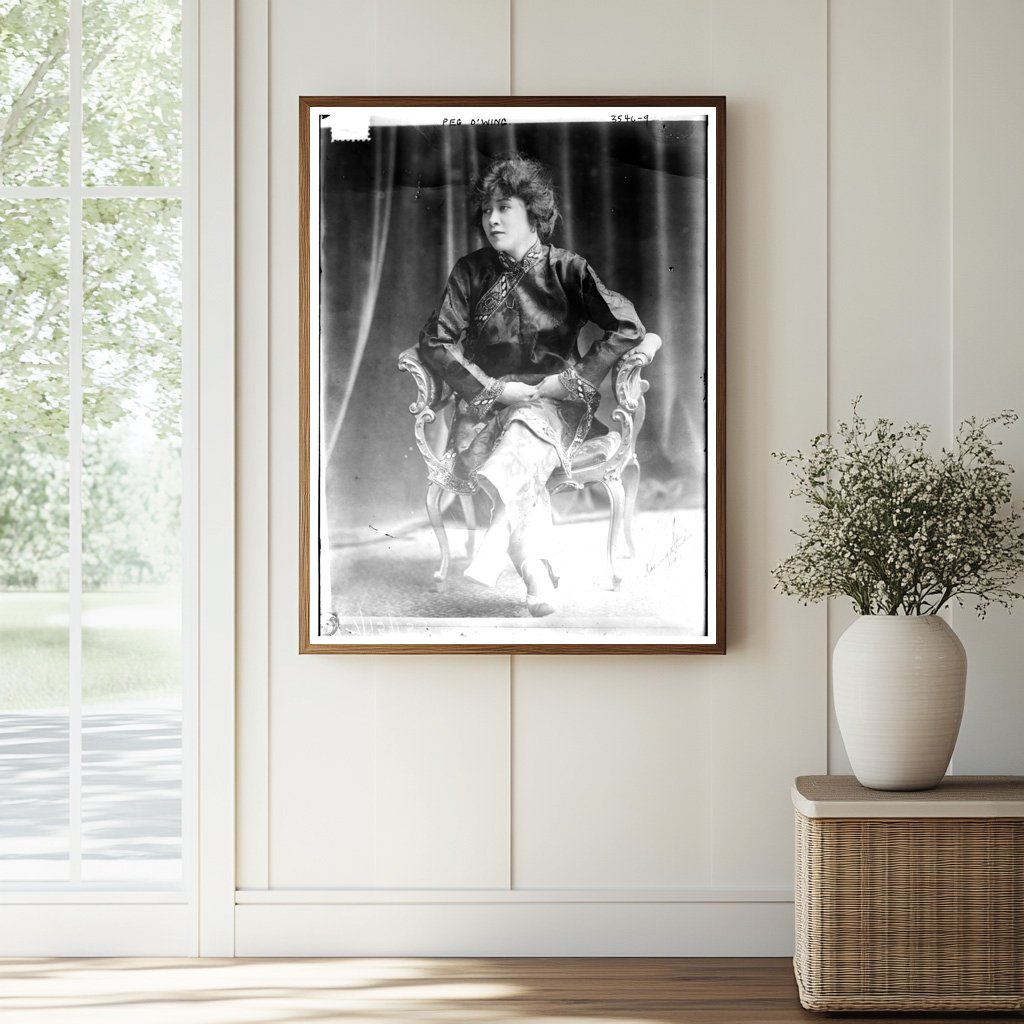 Historic Peg O'Wing Print, Vintage Art