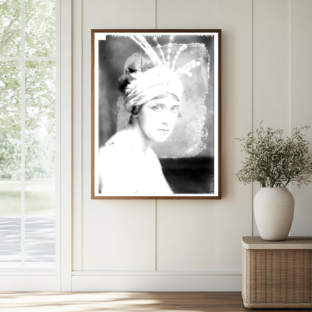 Historic Thamar Karsarvina Print, Vintage Art