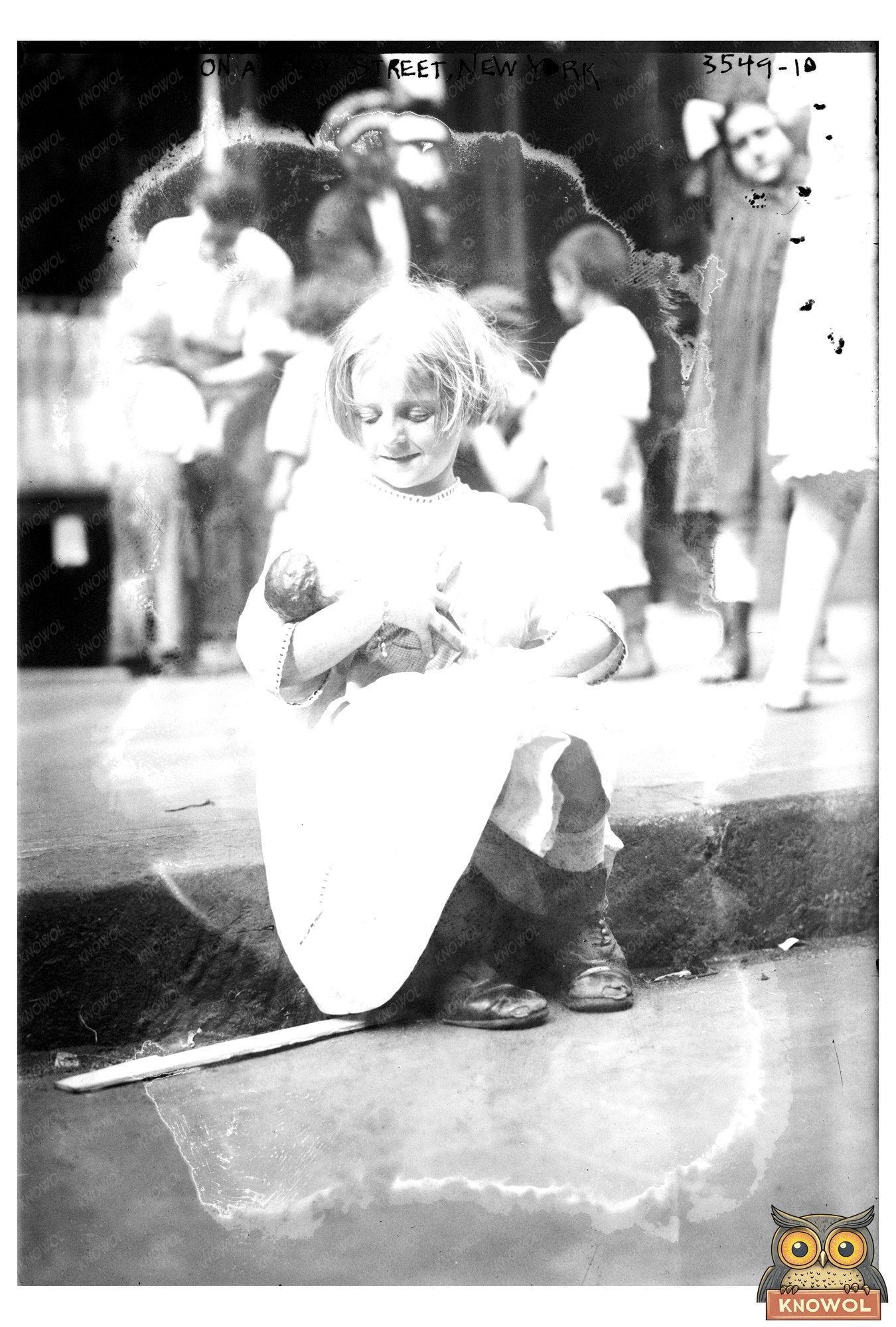 Vibrant Play Street in Early 1900s NYC